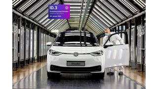 Abgehängt? Von wegen. Deutsche Autohersteller stehen derzeit auf dem globalen Elektroautomarkt durchaus gut da (Bild: Volkswagen)