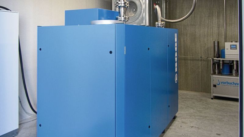 Boge has developed a prototype to compress helium efficiently and reliably, based on the SLF 101-3 screw compressor. (Boge)