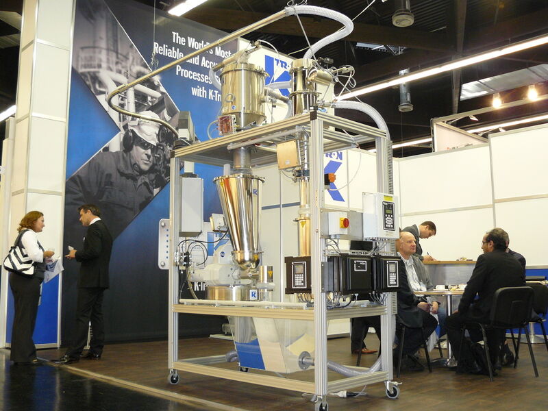 System solutions for the dosing and conveying of bulk solids by K-Tron.  (Picture: M. Felgentreu/PROCESS)