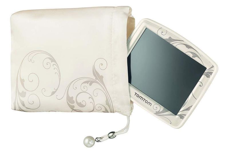 Ein Traum in Weiß – das erste Navi, das auch Frauen gefallen dürfte, kommt von Tomtom. (Archiv: Vogel Business Media)