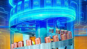 Mithilfe eines digitalen Zwillings der Anlage und künstlicher Intelligenz steuert sich die Bon-Presso-Kaffeerösterei teilweise selbst. (Bild: Schwarz Produktion / KI-generiert)