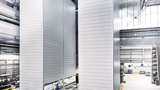 Als autonomes System oder als Modul in eine automatisierte Anwendung integriert – der „SSI LOGIMAT“ zeichnet sich durch eine universelle Einsetzbarkeit aus. (Bild: SSI Schäfer)