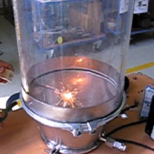 Verhalten von Funken in Luft