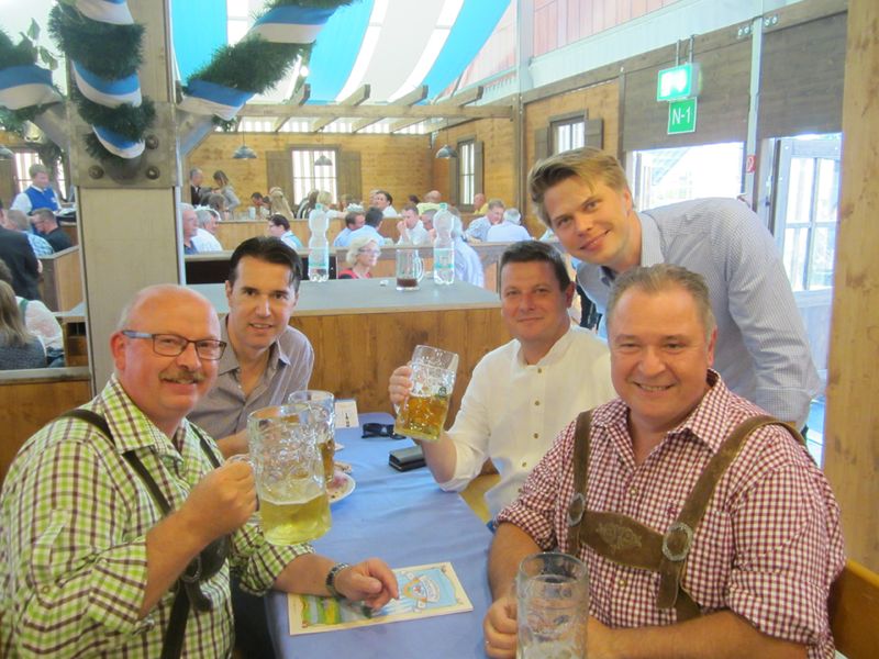 Die ALSO Truppe (v. l.) Frank Risken, Wolfgang Krainz, Reiner Schwitzki, Michael Gericks und Volkhardt Haupt. (Bild: IT-BUSINESS)