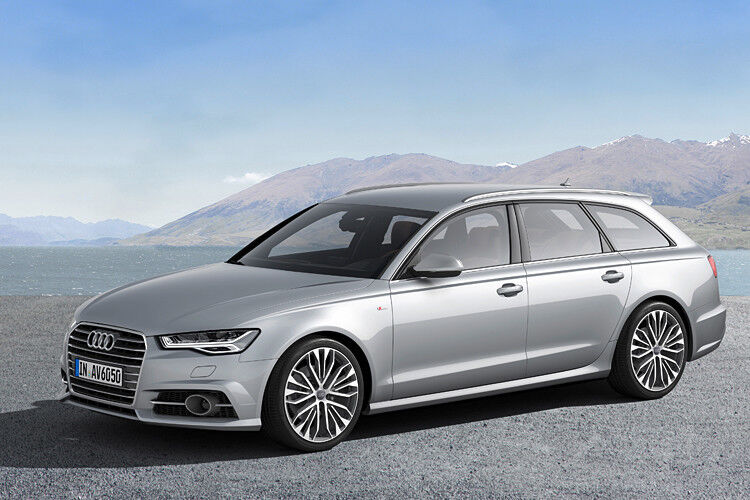 Das A6-Facelift mit behutsamem Feinschliff betrifft hauptsächlich Motorgrill, Lufteinlässe, ... (Foto: Audi)