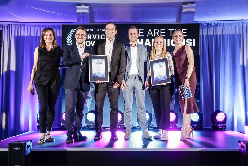 In der nächsten Kategorie IT-Systemhäuser-local freuten sich folgende Gewinner über ihre Preise: regio-IT (Silber), Kutzschbach (Gold) und Cyberdyne IT (Platin). (Bild: Vogel IT-Medien)