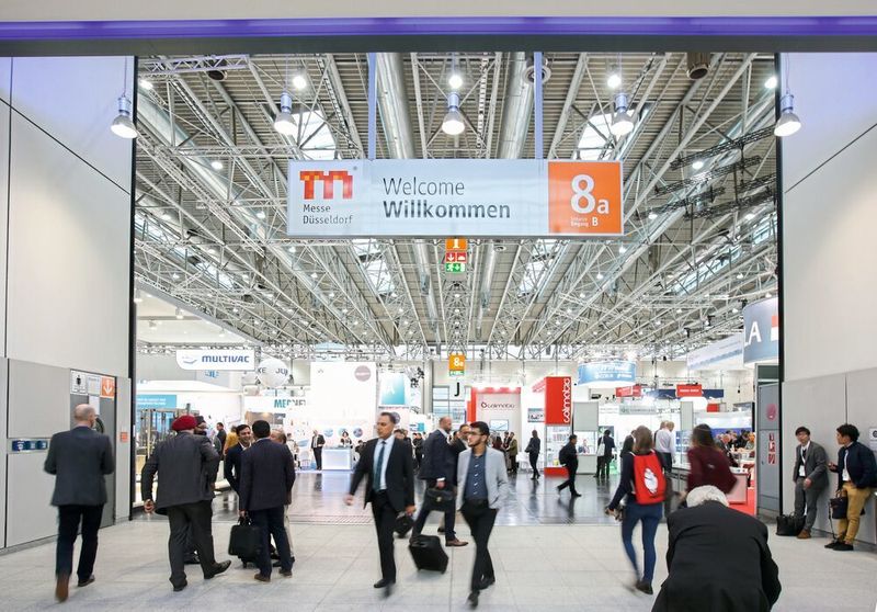 Die Compamed findet in den Hallen 8a und 8 b statt – parallel zur weltgrößten Medizinmesse Medica. (ctillmann / Messe Düsseldorf)