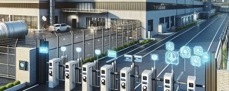 Für ein effektives Sicherheitskonzept können Betriebe auf verschiedene technische  Mittel zurückgreifen. Neben Zutrittskontrollen bietet sich eine Videoüberwachung mit  smarten Kameras an, die nicht nur zur kontinuierlichen Überwachung dienen,  sondern auch verdächtige Aktivitäten in Echtzeit durch integrierte  Bewegungserkennung oder KI-gestützte Analysen erkennen.(Bild:  KI-generiert)