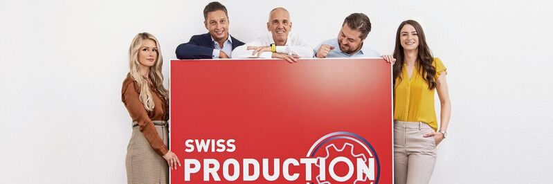 L'équipe du Swiss Production Forum : Abetare Yaves, Sasa Tanasic, Matthias Böhm, Daniel Fritz et Aleksandra Djordjevic.