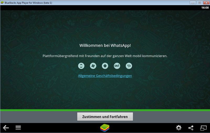 Abbildung 5: Nach der Anbindung an Google und der Installation von WhatsApp, starten Anwender das Programm und beginnen mit der Einrichtung. (Bild: Joos)
