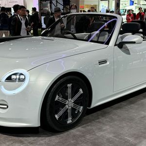 Daihatsu gibt einen Ausblick auf einen elektrischen Nachfolger des charmanten Bonsai-Roadsters Copen.(Bild:  sp-x/Benjamin Bessinger)