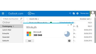 Das Open-Source-Tool WinAuth erstellt Einmal-Codes für Windows 10 und diverse Online-Dienste. (Bild: Thomas Joos)