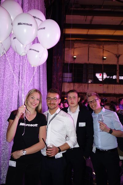 Hübsche Aussichten bei den ALSO Jungs (v. l.) Viktor Waal, Erich Kraus und Marcel Jansen. (Bild: IT-BUSINESS)