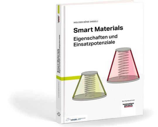 Im Buch werden folgende intelligente Materialien behandelt:	piezokeramische und magnetostriktive Materialien, thermische und magnetische Formgedächtnislegierungen, dielektrische und magnetorheologische Elastomere, magnetorheologische und elektrorheologische Flüssigkeiten sowie piezoelektrische Polymere und Formgedächtnispolymere.  (Bild:  VCG)