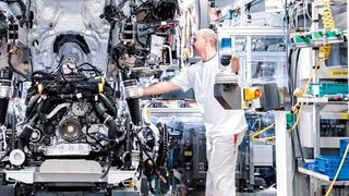 Das Statistische Bundesamt hat wieder mal keine guten Neuigkeiten zum Thema Auftragsbestand in der deutschen Industrie. Vor allem der Automobilbau leidet schon recht lange an zurückgehenden Orders, wie die dpa erfahren hat. (Bild: Audi)