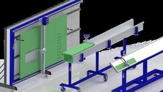 Die Mess- und Prüftische der Panel Line sind für die Vermessung von Platten konstruiert. Außerdem können zum Beispiel Winkel geprüft und Nuten abgemessen werden. (Bild: Willtec)