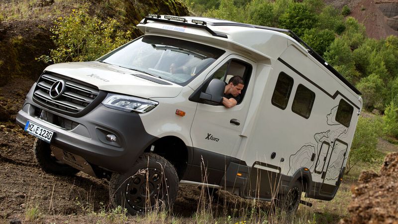 Der „Xtura“ von Eura Mobil basiert auf einem Mercedes-Allrad-Sprinter. (Bild: Eura Mobil)