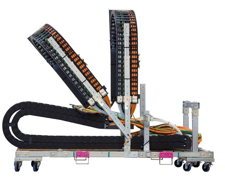 Das Bild zeigt das Transportsystem Intelligent Rack. (Bild: Igus)