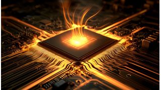 Aktive Komponenten im Rechner erzeugen Hitze, etwa die CPUs und GPUs. Das hat etwas mit der Anzahl der Transistoren zu tun. In welchem Verhältnis deren Anzahl und die Wärme-Abstrahlung zunimmt, besagt eine Regel, die des Koomey'schen Gesetzes.  (Bild: © Arif - stock.adobe.com / KI-generiert)