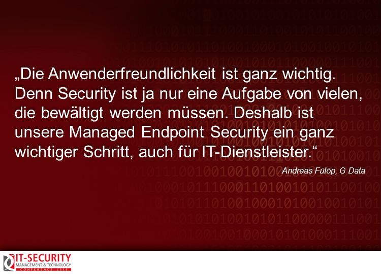 Andreas Fülöp, G Data, zur IT-Security Conference 2016. #itseccon (Collage: AMATHIEU - Fotolia.com)