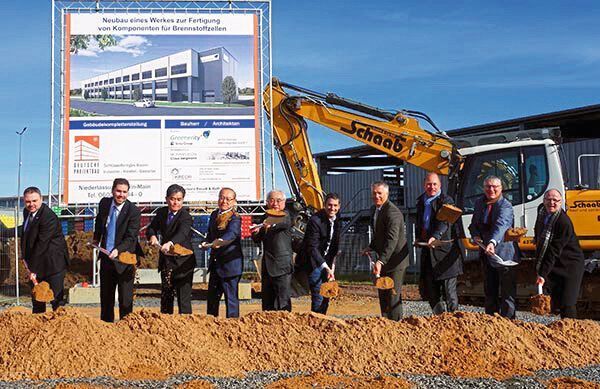 The groundbreaking ceremony of the Greenerity factory in Bavaria, Germany.  (Toray)