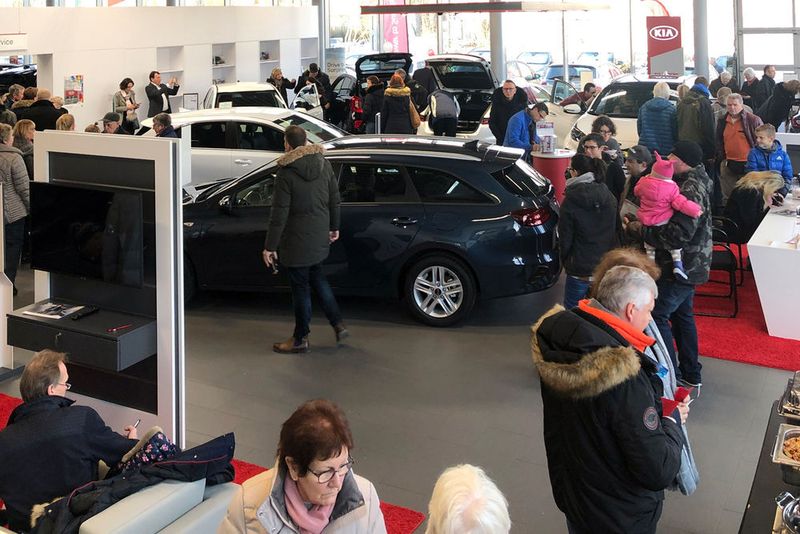 Für das Autohaus war die Veranstaltung ein voller Erfolg. (Hans Brandenburg)