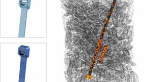 Auf die Mischung kommt es an:  Metalldetektierbare Kabelbinder oder Teile davon lassen sich leicht im Herstellungsprozess identifizieren. (Bild: Panduit)