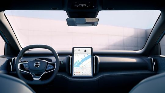 Volvo setzt auf Google – zum Vergrößern bitte klicken.(Bild:  Volvo)