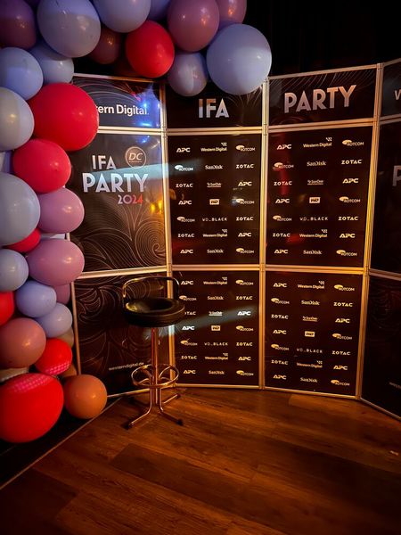 Danke an alle Sponsoren für die IFA Party (Bild: Vogel IT-Medien GmbH)