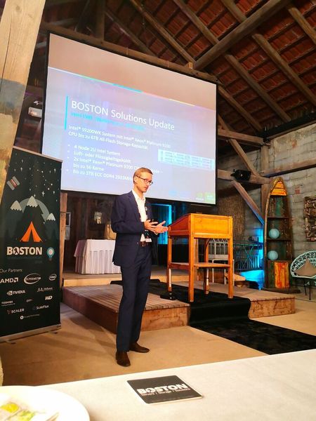 Georg Klauser (Boston) mit einem Boston Technology Update (Boston)