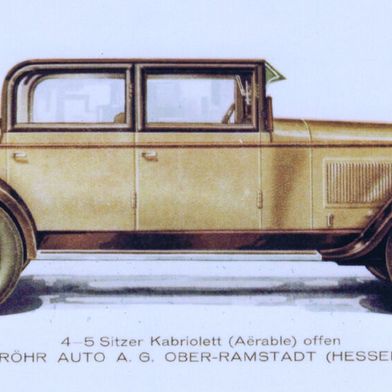 Beworben als „der sicherste Wagen der Welt“: Röhr 8, gebaut ab 1927. (Bild: FHFO)