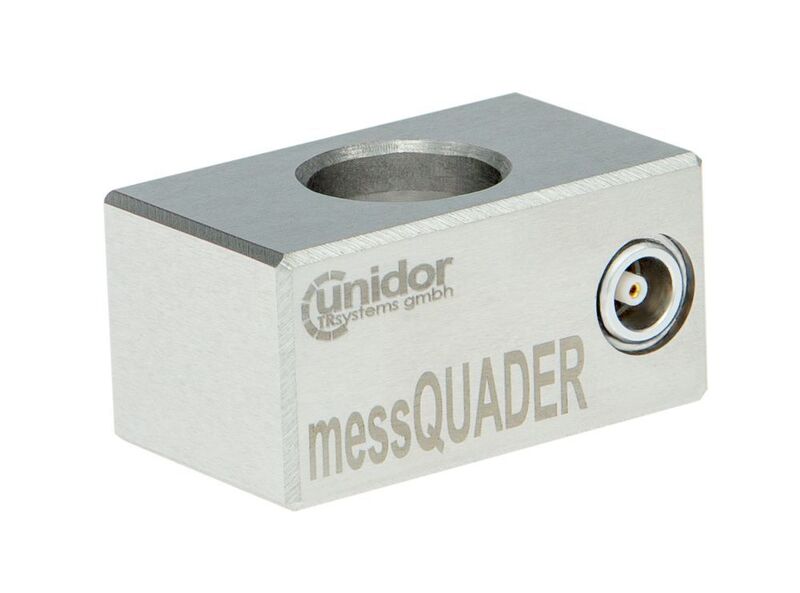 Neu: Der Messquader mQ 5013.01 von Unidor. Wegen seiner geringen Größe und den Möglichkeiten gilt er als Allrounder zur Prozesskontrolle beim Stanzen und Umformen.  (Unidor)