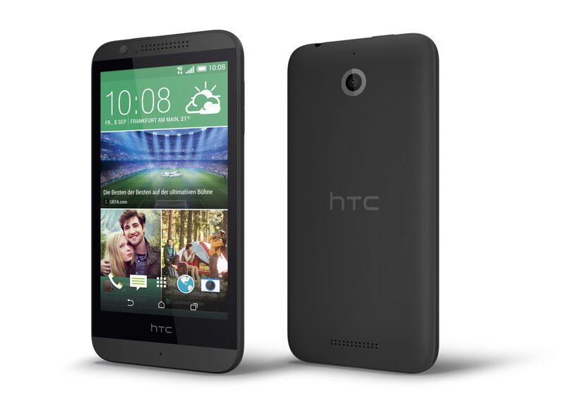 Der 8-Gigabyte-Speicher des HTC Desire 501 kann dank MicroSD-Kartensteckplatz erweitert werden. (Bild: HTC)