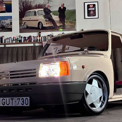 Der neu aufgebaute Wartburg 1.3 Tourist soll  künftig auf Fahrzeugtreffen und Charity-Events Spenden sammeln und  Aufmerksamkeit schaffen. (Bild: Morris Furkert)