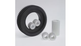 Geschliffene Zahnräder aus den keramischen Werkstoffen SiC (schwarz) und ZrO2/Y-TZP (weiss) (Bild: FCT Hartbearbeitungs GmbH)