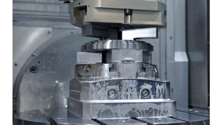 Die G350a von Grob wurde mit einem flexiblen Spannsystem ausgestattet, das Biglia die notwendige Flexibilität in der Fertigung gibt.  (Bild: Grob-Werke)