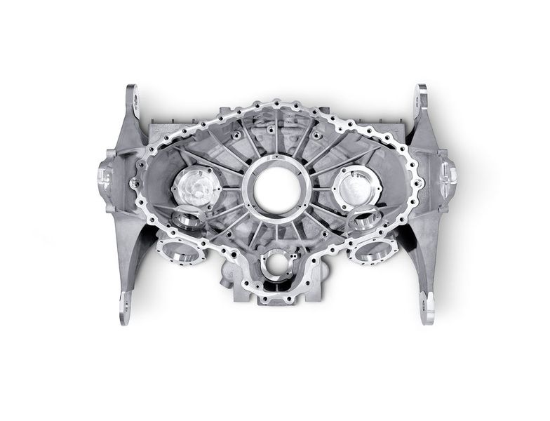 Gehäuse eines Helikoptergetriebes. (Bild: DMG Mori)