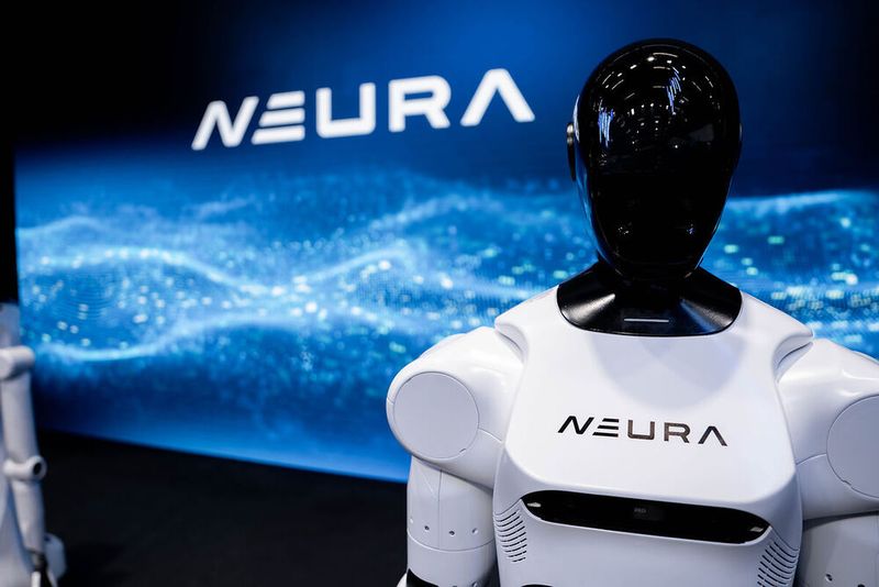 Der Neura 4NE1, hier auf der Automatica 2025, wird in einer neuen Generation präsentiert. (Bild: Neura / David Reger)