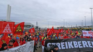 Die IG Metall bestreikt Volkswagen. Start war am Standort Zwickau. (Bild: IG Metall Zwickau)