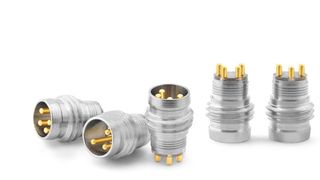 Binder hat sein Produktportfolio um Einbaustecker ohne LED-Bohrungen erweitert (M8). (Bild: Binder)