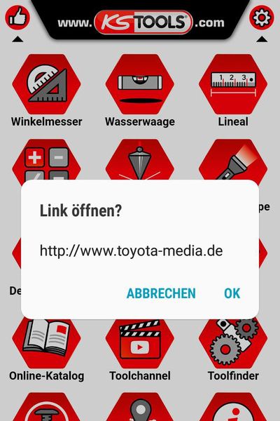 Die Weiterleitung an die Adresse eines gescannten QR-Codes funktioniert einwandfrei. (Bild: Holz / »kfz-betrieb«)