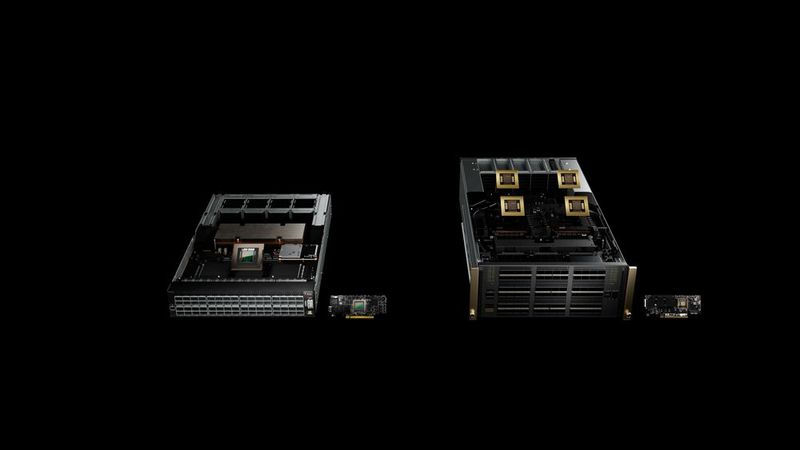 Begleitend zu den Blackwell-Produkten bringt Nvidia die Quantum-X800-Infiniband- und die Spectrum-X800-Ethernet-Plattform auf den Markt.  (Bild: Nvidia)