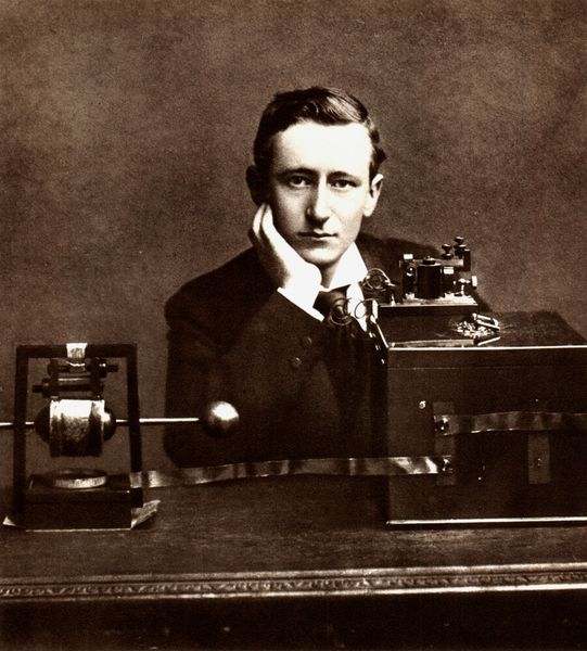 Portrait von Guglielmo Marconi (1874-1937), Ingenieur und Physiker (Bild: Wikipedia: Smithsonian Institution Libraries)
