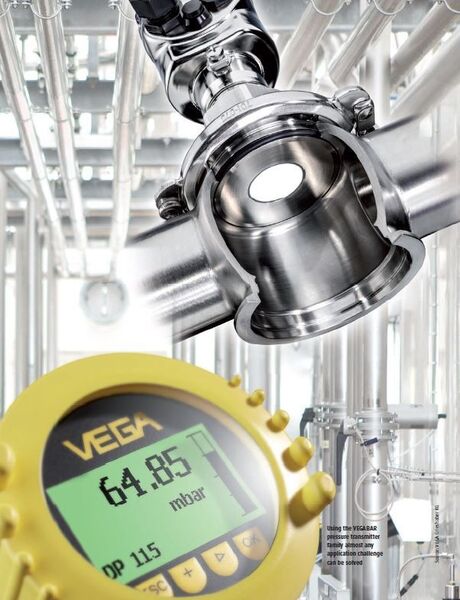 Using the VEGABAR pressure transmitter family almost any application challenge can be solved (Vega)