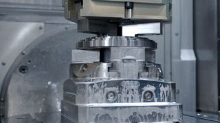 Die G350a von Grob wurde mit einem flexiblen Spannsystem ausgestattet, das Biglia die notwendige Flexibilität in der Fertigung gibt.  (Bild: Grob-Werke)