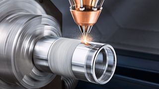 Mit einer speziellen Düsentechnik erhöht Trumpf die Geschwindigkeit beim Laserauftragsschweißen (Trumpf)