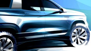 Auf der Automobilmesse in Sao Paulo präsentiert VW einen neuen Pick-up auf Basis der MQB-Plattform. (Volkswagen AG)