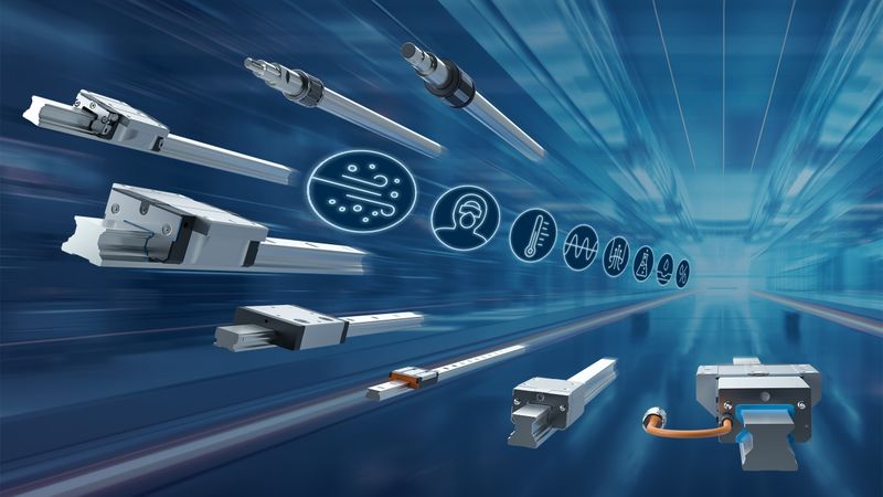 Von Standard bis Extrem: Viele Anwendungen lassen sich ohne Sonderlösungen mit Komponenten aus dem Standard-Sortiment realisieren. (Bild:  Bosch Rexroth)