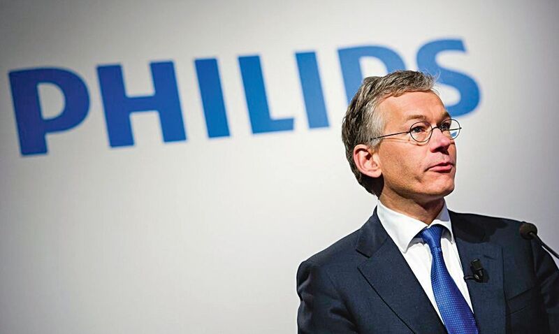 Als „strategischen Meilenstein“ bezeichnet Philips-Konzernchef Frans van Houten im Februar 2015 die Akquisition der Volcano Corp. Mit der Übernahme schärft der niederländische Konzern sein Profil als Medizintechnikfirma. (Philips)