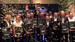 Gruppenfoto mit den Award-Gewinnern vom Hosting & Service Provider Summit 2018. (Vogel IT-Akademie)